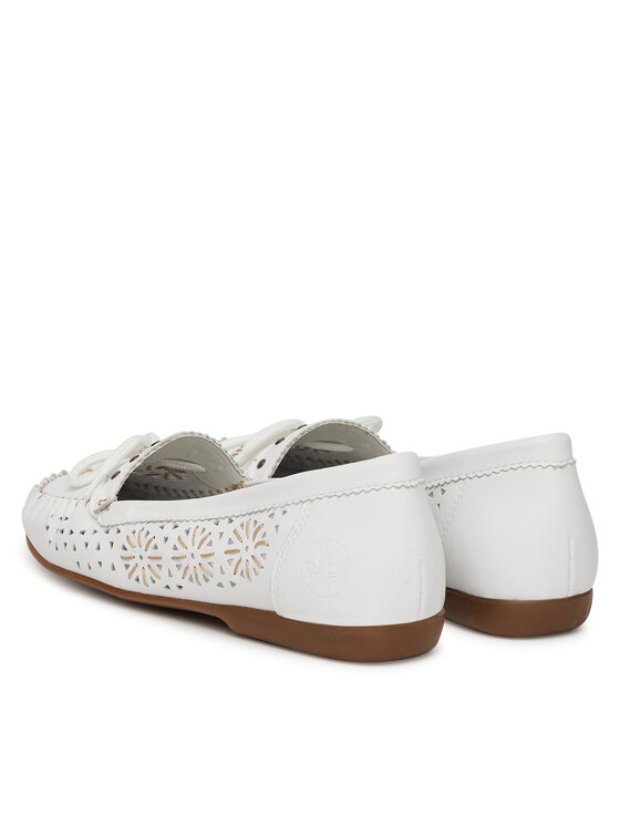 Rieker Rieker Mocassini L6396-80 Bianco