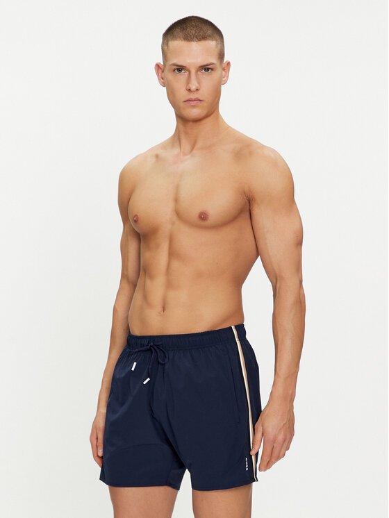 BOSS Boss Úszónadrág Iconic 50491594 Sötétkék Regular Fit