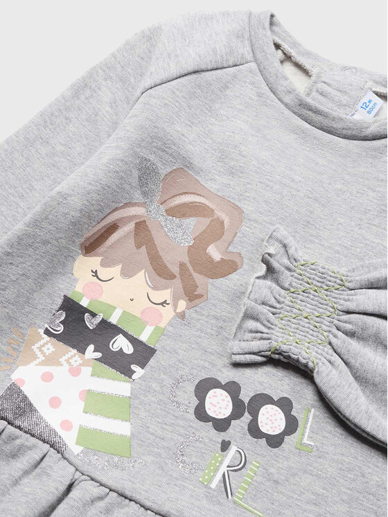 Vestito da giorno 2956 Grigio Regular Fit