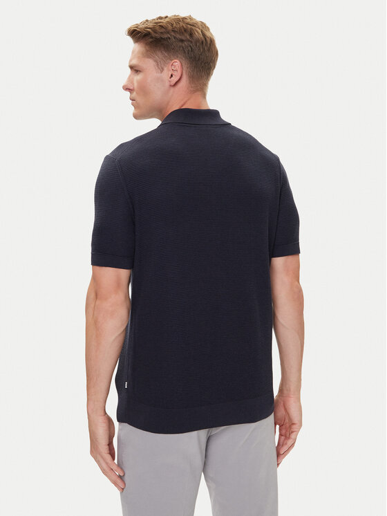 BOSS BOSS Polo H-Iannotti 50543148 Granatowy Regular Fit