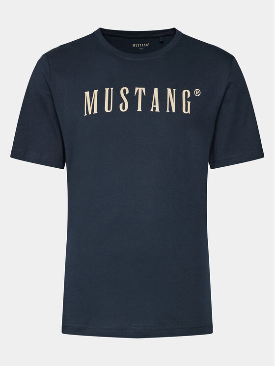 Mustang Mustang Póló Austin 1014695 Sötétkék Regular Fit