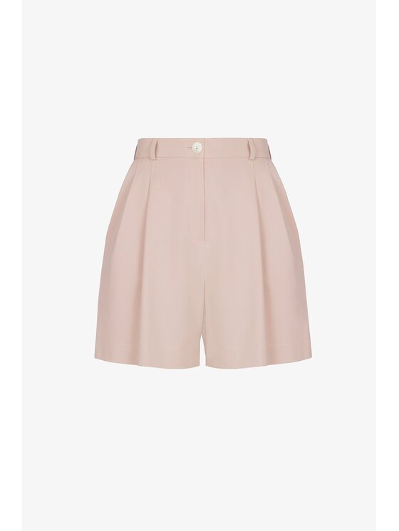 LE POSSÉ LE POSSÉ Pantaloncini di tessuto SGZWS Rosa chiaro Regular Fit