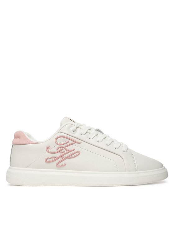 Tommy Hilfiger Sneakers Th Icon Court Script FW0FW09363 Alb