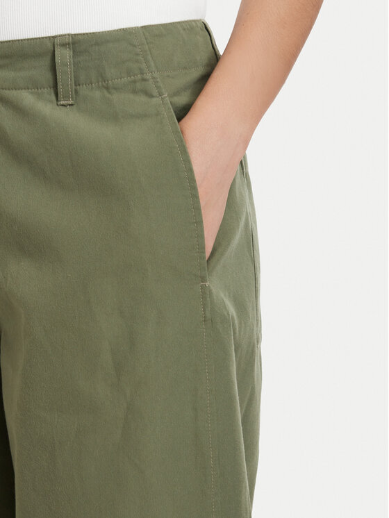 Tommy Jeans Tommy Jeans Spodnie cargo DW0DW22749 Zielony Wide Leg