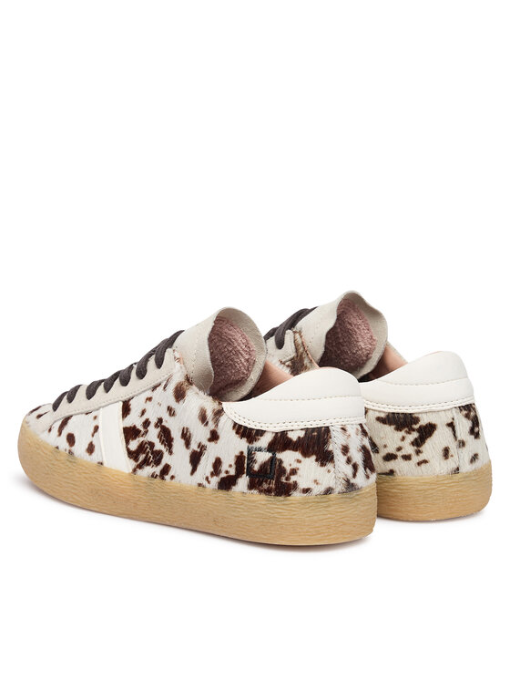 D.A.T.E. D.A.T.E. Sneakersy Hill Low Pony Cow W451-HL-PN Beżowy