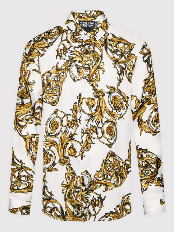 Versace Jeans Couture Versace Jeans Couture Marškiniai 72UP201 Balta Regular Fit
