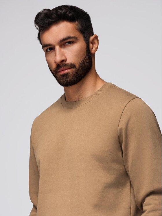 Ombre Ombre Komplet dresowy Z122 Brązowy Regular Fit