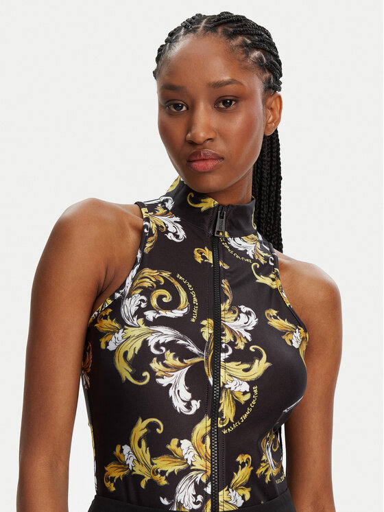 Versace Jeans Couture Versace Jeans Couture Боди 78HAM207 Черен Slim Fit