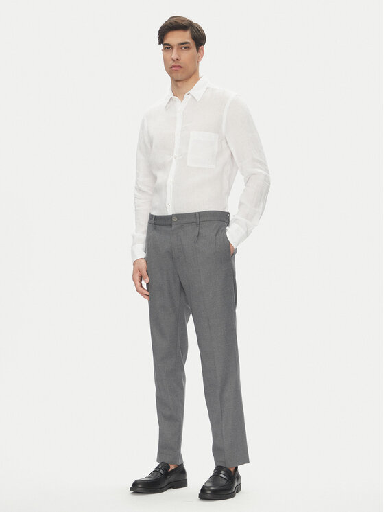 BOSS BOSS Koszula 50537381 Biały Regular Fit
