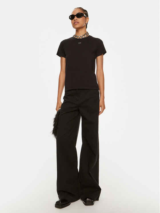 PINKO Pinko T-shirt Basico 100373 A228 Crna Regular Fit