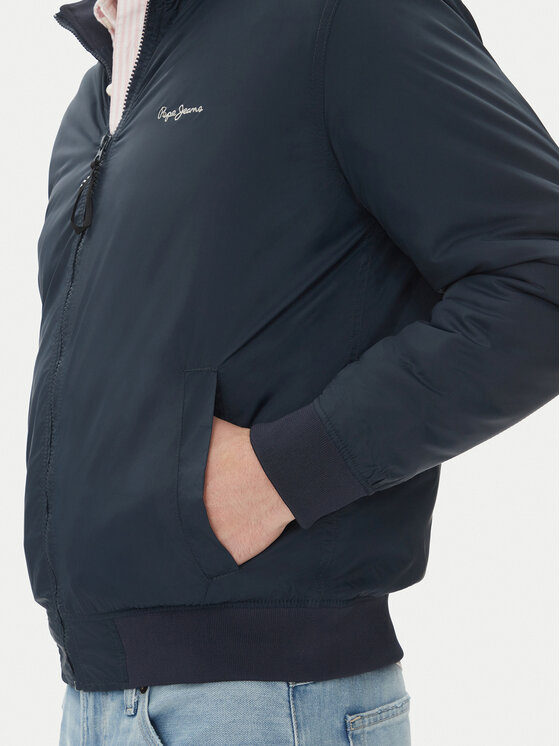 Pepe Jeans Pepe Jeans Kurtka bomber Mustrel PM403108 Granatowy Regular Fit