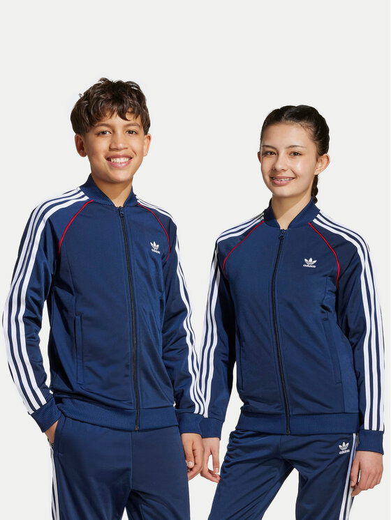 adidas Bluza adicolor SST JV8563 Granatowy Regular Fit
