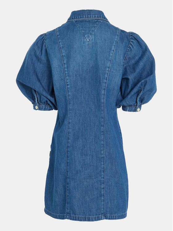 Tommy Hilfiger Tommy Hilfiger Džinsinė suknelė KG0KG07562 Mėlyna Regular Fit