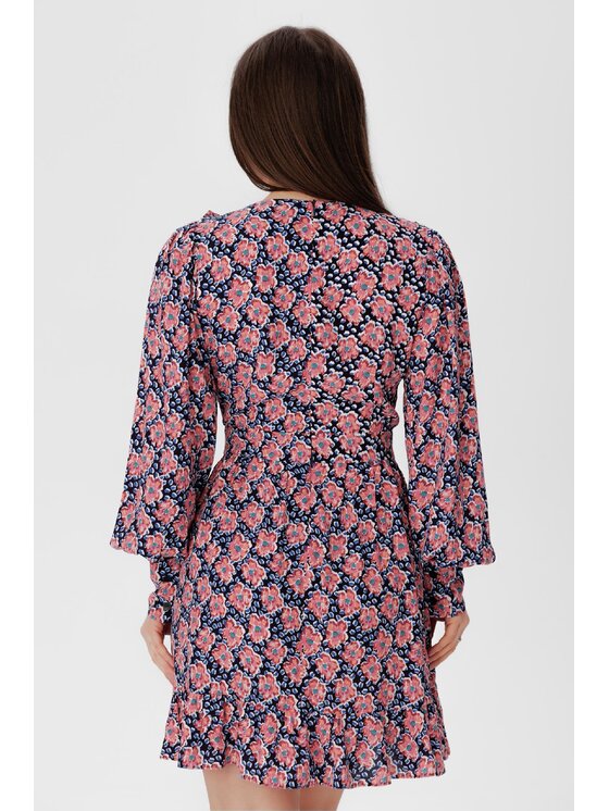 LAURELLA LAURELLA Sukienka codzienna 4SS227 Czarny Regular Fit