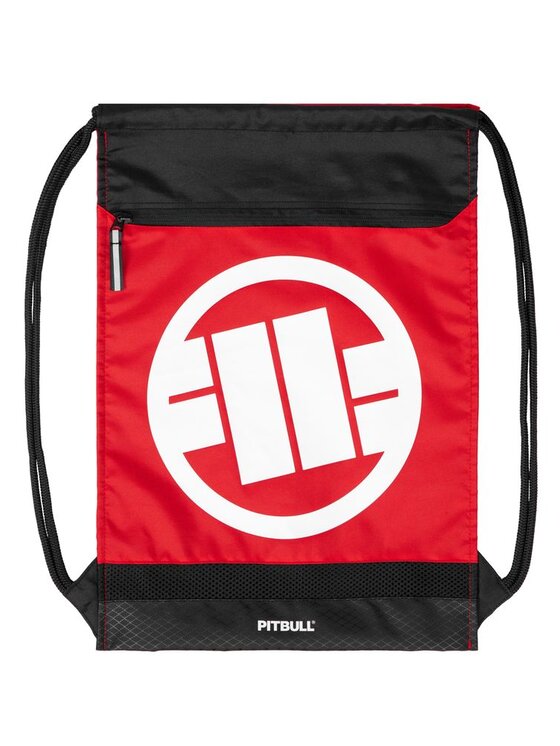 PITBULL PITBULL Worek sportowy Logo II uniwersalny Czerwony
