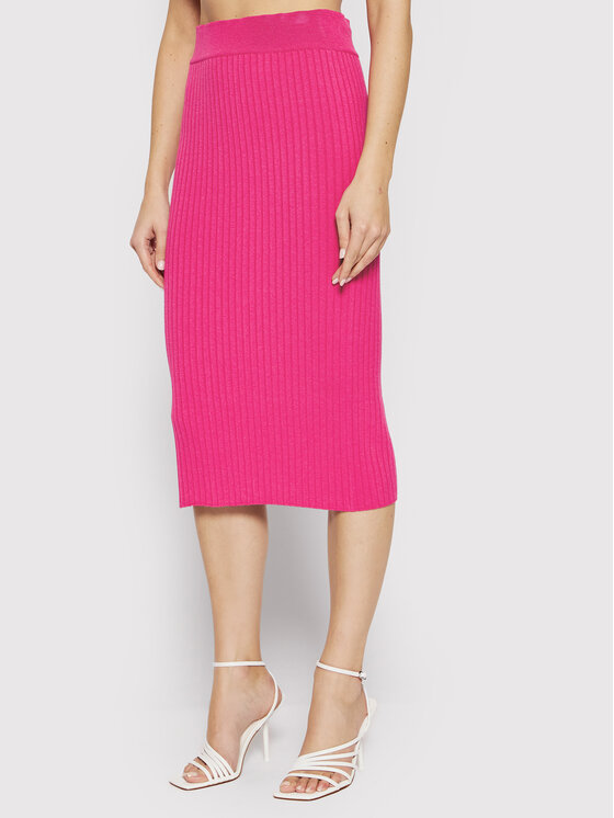Kontatto Kontatto Спідниця-олівець 3M7437 Рожевий Regular Fit