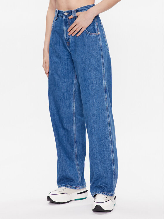 Tommy Jeans Tommy Jeans Jeansy Daisy DW0DW15661 Modrá Loose Fit