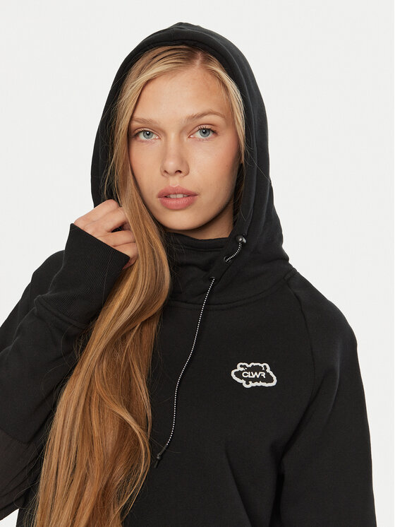 Colourwear Colourwear Technikai pulóver Bowl Hood 2.0 7010323 Fekete Regular Fit
