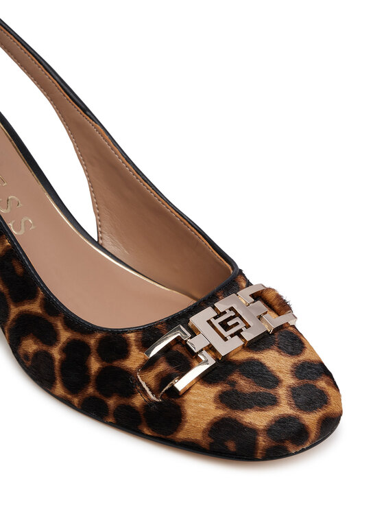 Guess Guess Czółenka FLTCLD LEP05 Brązowy