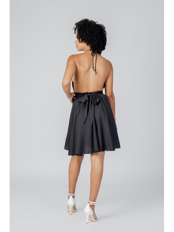 Sol Wears Women Sol Wears Women Abito da sera DIANA CORTO Nero To Fit