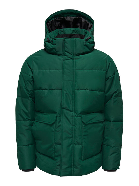 Only & Sons Only & Sons Зимно яке 22025825 Зелен Regular Fit