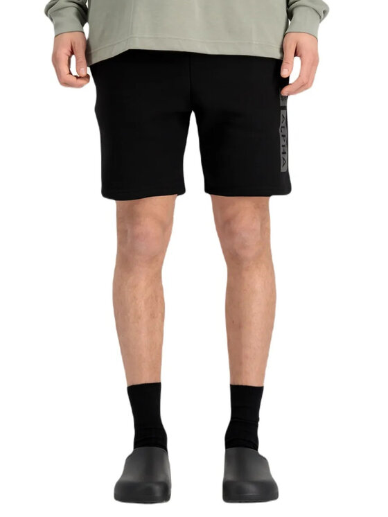 Alpha Industries Alpha Industries Szorty materiałowe AI.146365-03-XXL Czarny Regular Fit