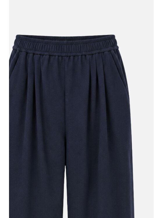 PINKO PINKO Spodnie materiałowe Ramona Pantalone Granatowy Wide Leg