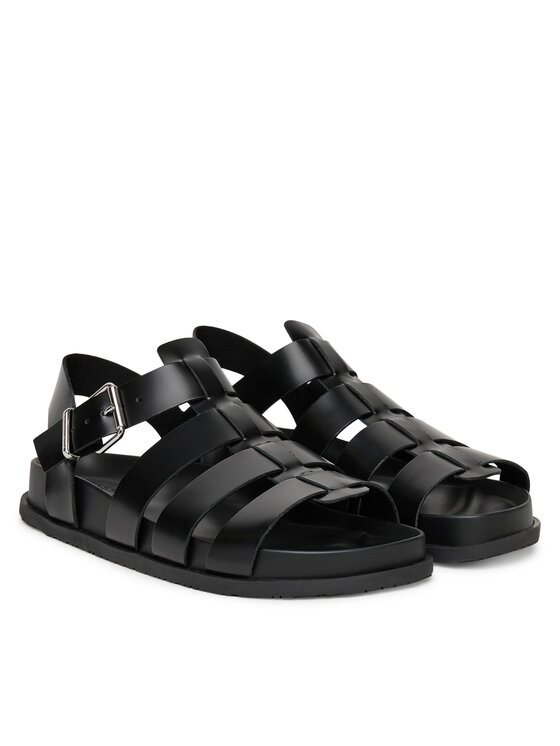 Tommy Jeans Tommy Jeans Sandały Tjw Fisherman Patent Sandal EN0EN02874 Czarny