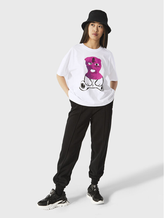 T-shirt TG22-TSD502 Bianco Relaxed Fit