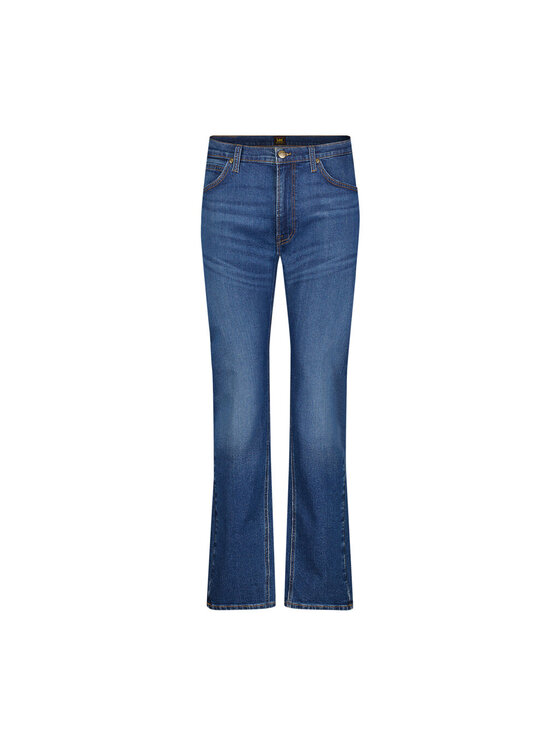 Lee Lee Jeansy DAREN ZIP FLY Niebieski Straight Leg