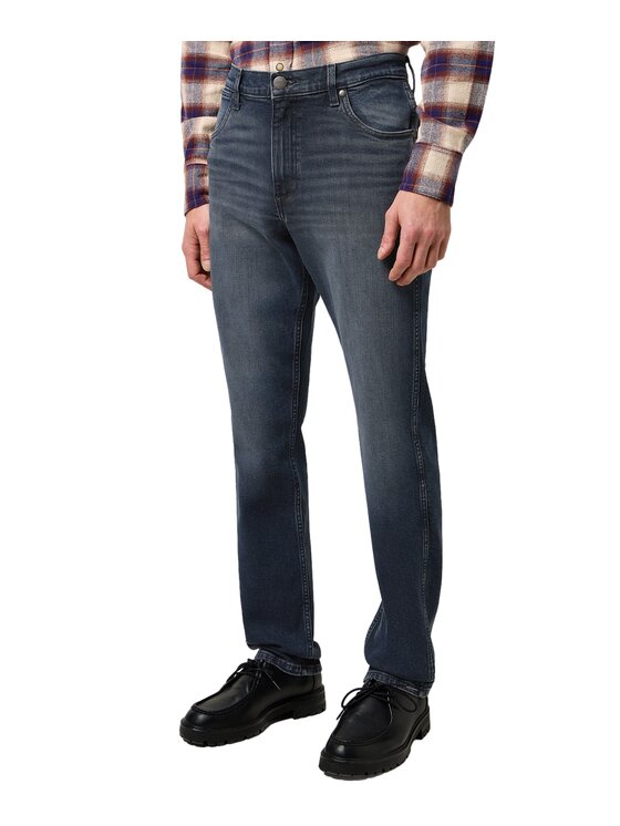 Wrangler Wrangler Jeansy 112370847 Granatowy Straight Leg