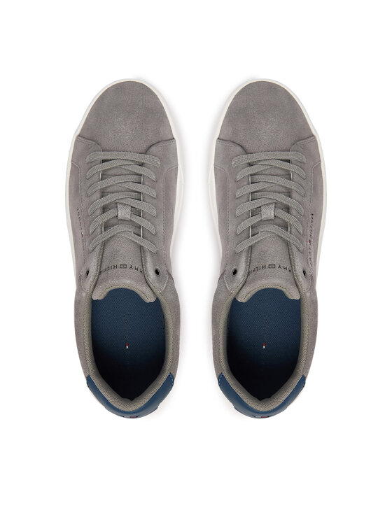 Tommy Hilfiger Tommy Hilfiger Sneakersy Th Court Suede FM0FM05824 Szary