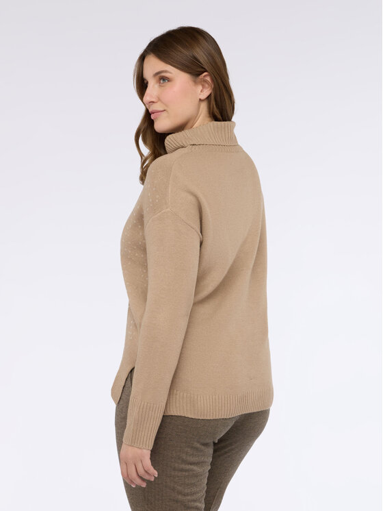 Fiorella Rubino Fiorella Rubino Maglione M035L008297N012 Crema Regular Fit