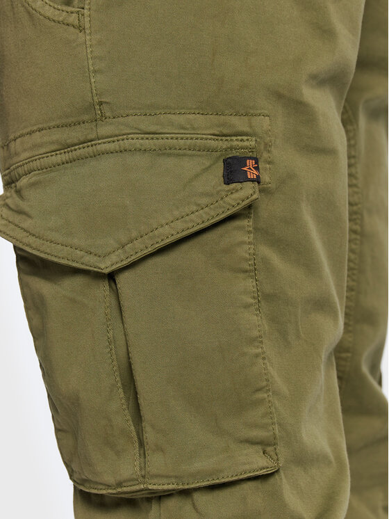 Alpha Industries Alpha Industries Jogger nohavice Twill 116202 Zelená Regular Fit