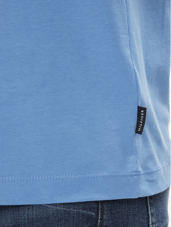 Tommy Hilfiger Tommy Hilfiger Tričko Stripe Chest MW0MW34428 Modrá Regular Fit