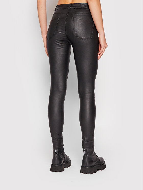 Vero Moda Vero Moda Hlače iz tkanine Seven 10138972 Črna Slim Fit