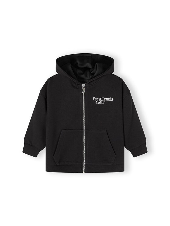 MINOTI MINOTI Bluza 22fleece43 Czarny Oversize