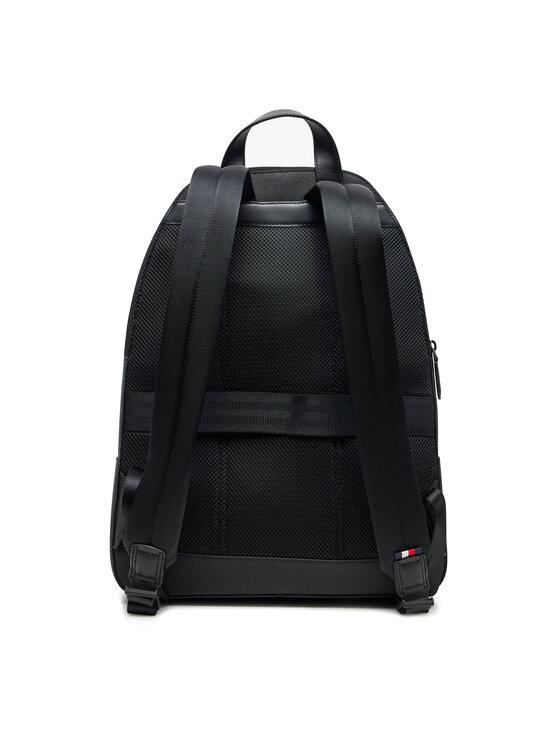 Tommy Hilfiger Tommy Hilfiger Ruksak Th Business Leather Backpack AM0AM13213 Crna