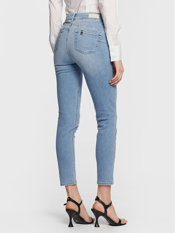 Liu Jo Liu Jo Traperice UA3035 D4615 Plava Slim Fit