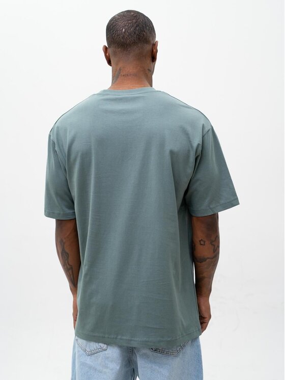 Jigga Wear Jigga Wear T-Shirt Szeroka luźna Laur korona 130023 Zielony Oversize