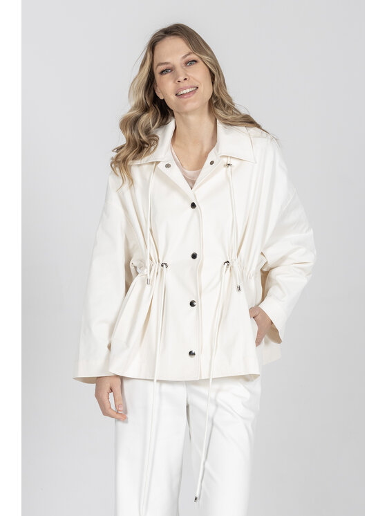 Deni Cler Milano Deni Cler Milano Kurtka przejściowa T-DC-9005-F2-40-11-1 Kremowy Regular Fit