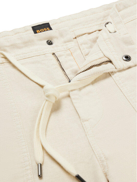 BOSS Boss Шорти от плат Sisla 50488627 Бежов Regular Fit