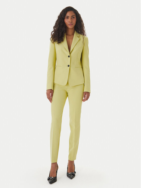 HUGO HUGO Marynarka Agonia-1 50539976 Żółty Slim Fit