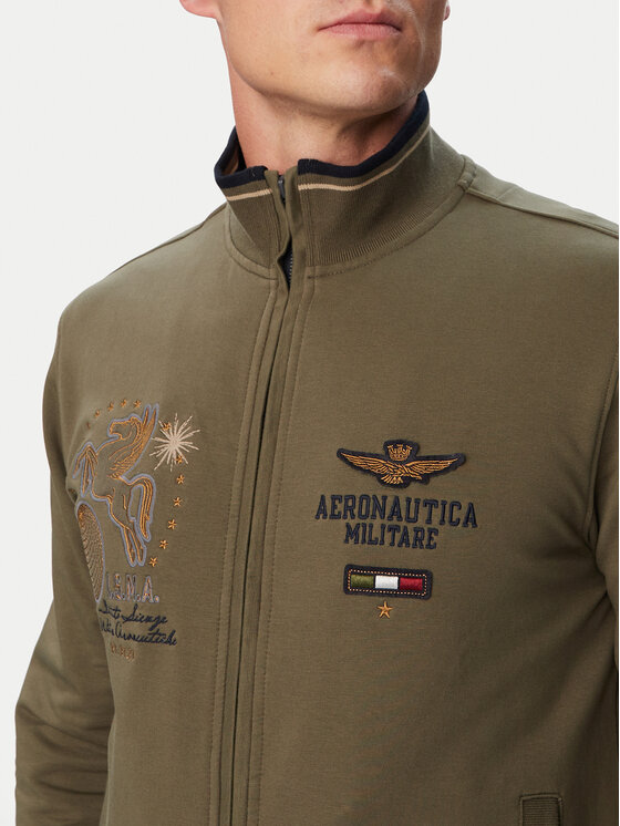 Aeronautica Militare Aeronautica Militare Світшот 262FE2134UF00662 Темно-зелений Regular Fit