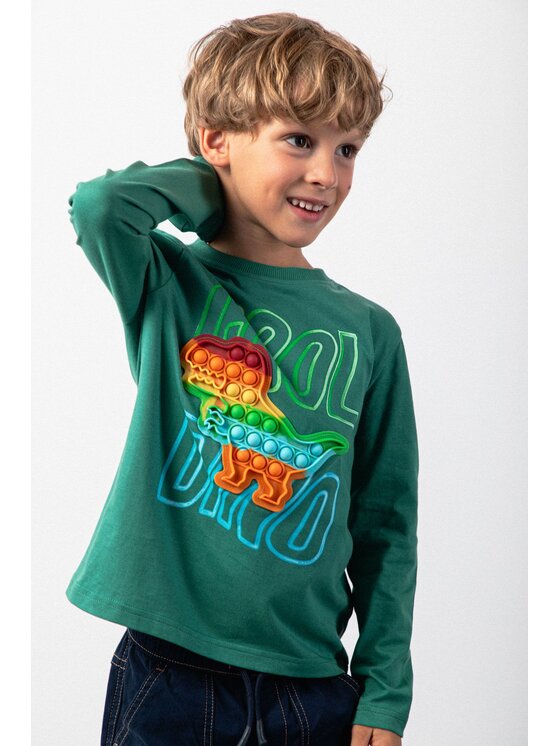 Coccodrillo Coccodrillo T-Shirt ZC5143104XBK-011 Zelená Regular Fit