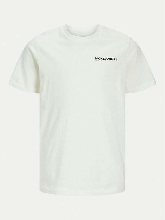 Jack&Jones Junior T-Shirt Hawaii 12269831 Biały Regular Fit