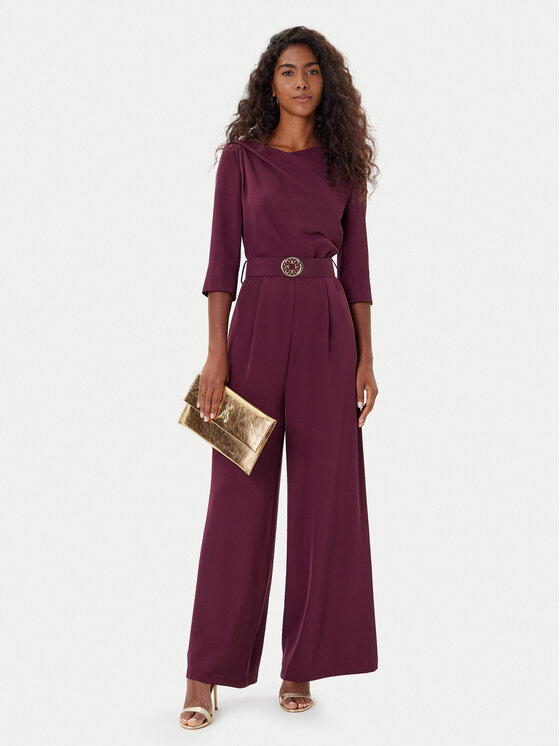 Rinascimento Rinascimento Jumpsuit CFC0125314003 Dunkelrot Regular Fit