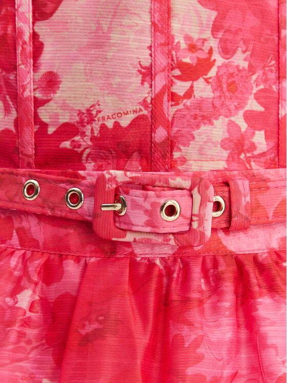 Fracomina Fracomina Trapezno krilo FR25SG2012W775U6 Roza Flare Fit