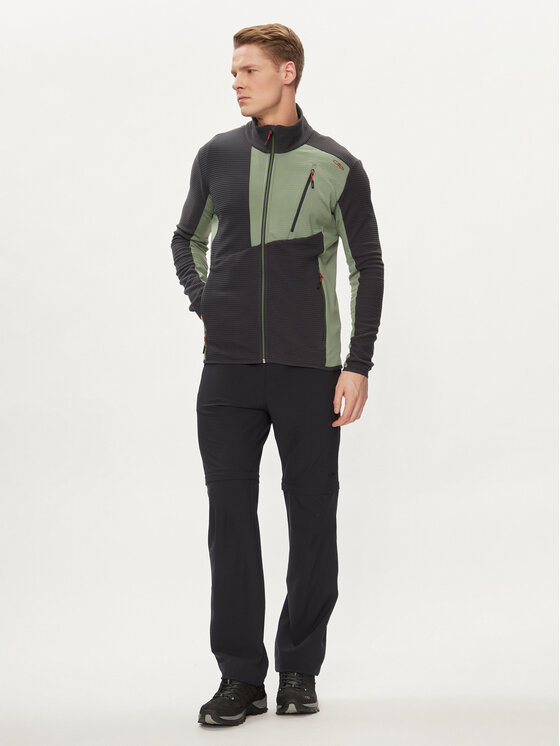 CMP CMP Fleecová mikina 34G6007 Šedá Regular Fit