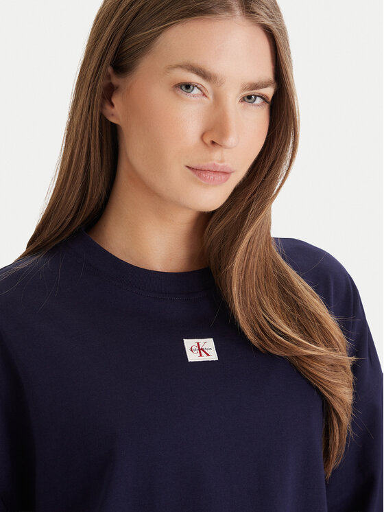 Calvin Klein Jeans Calvin Klein Jeans Marškinėliai LV047D204G Violetinė Oversize